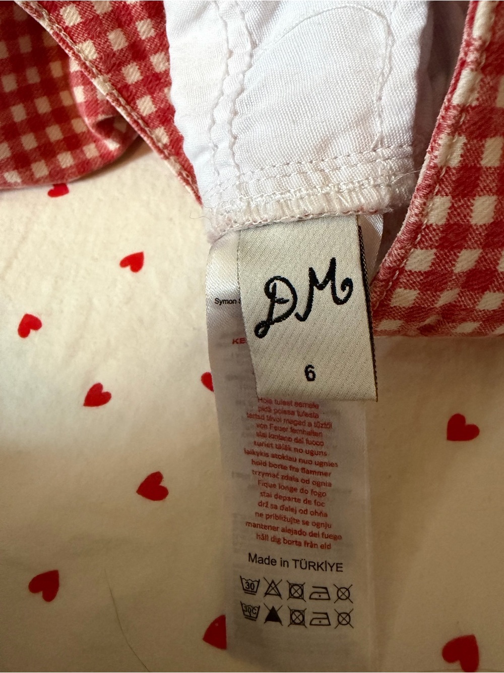Damson Madder Red Gingham Cropped Jeans - Picture 5 of 5